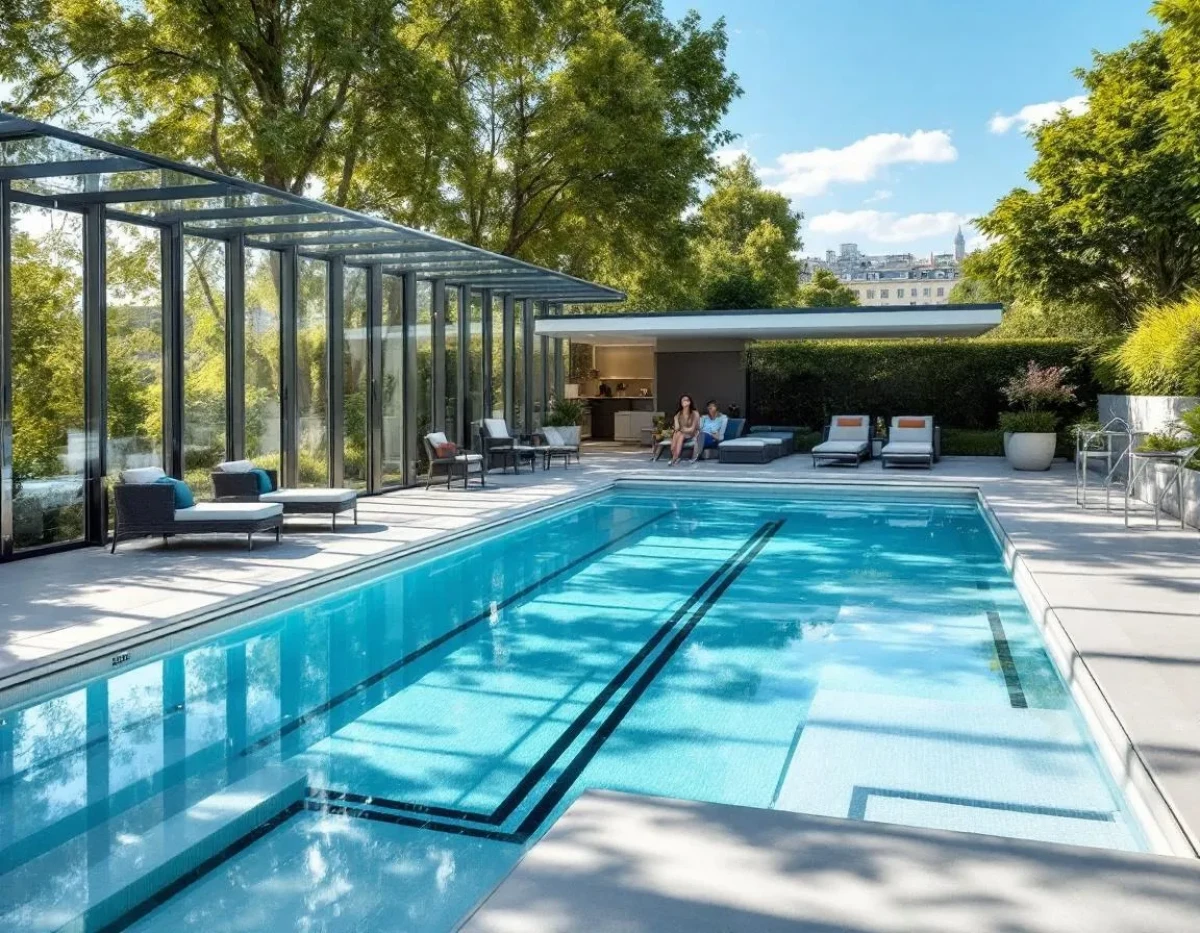 Installer un abri de piscine haut de gamme à Lyon : sécurité et confort assurés